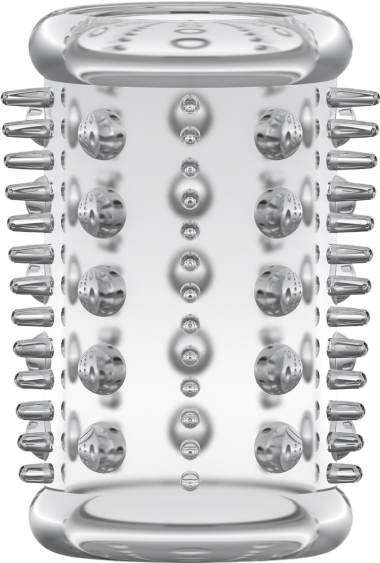 Κάλλυμα πέους από tpe σε διάφανο χρώμα, μήκους 5 εκ. και μέγιστης διαμέτρου 3,5 εκ.