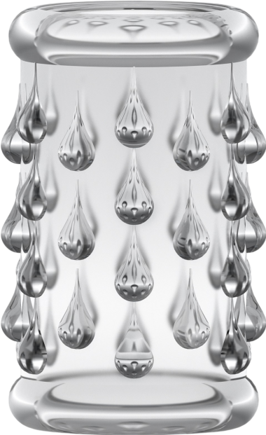 Κάλλυμα πέους από tpe σε διάφανο χρώμα, μήκους 5 εκ.