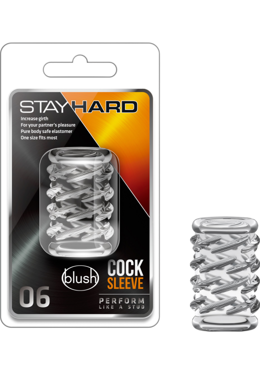 Κάλλυμα πέους από tpe σε διάφανο χρώμα, μήκους 5 εκ.