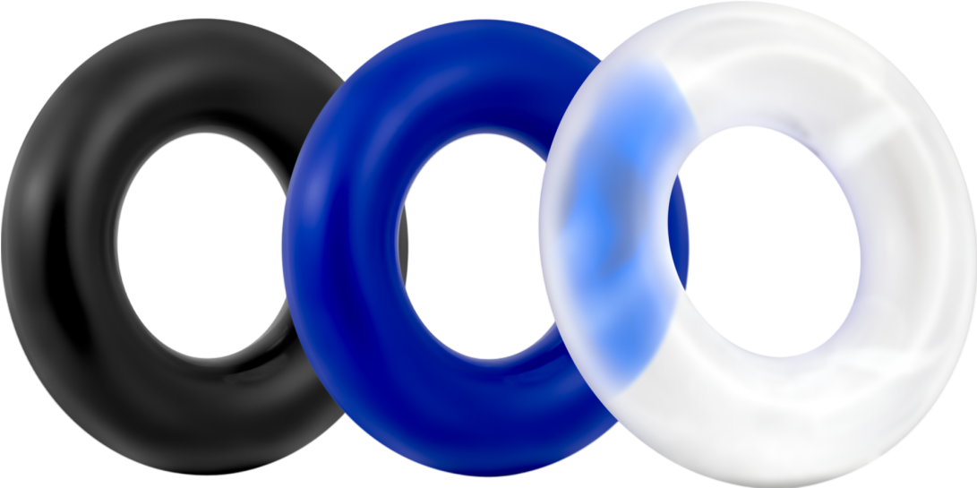 Σετ δαχτυλίδια πέους από tpe