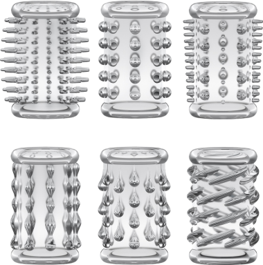 Sex toy kit σε διάφανο χρώμα