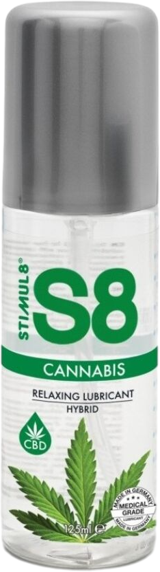 Υβριδικό Λιπαντικό Νερού με Ουδέτερο Άρωμα Stimul88 Cannabis Hybrid Lubricant 125 ml