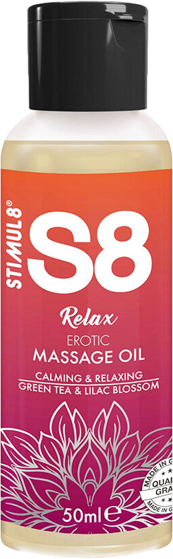 Λάδι μασάζ με γεύση πράσινο τσαι σε συσκευασία 50 ml