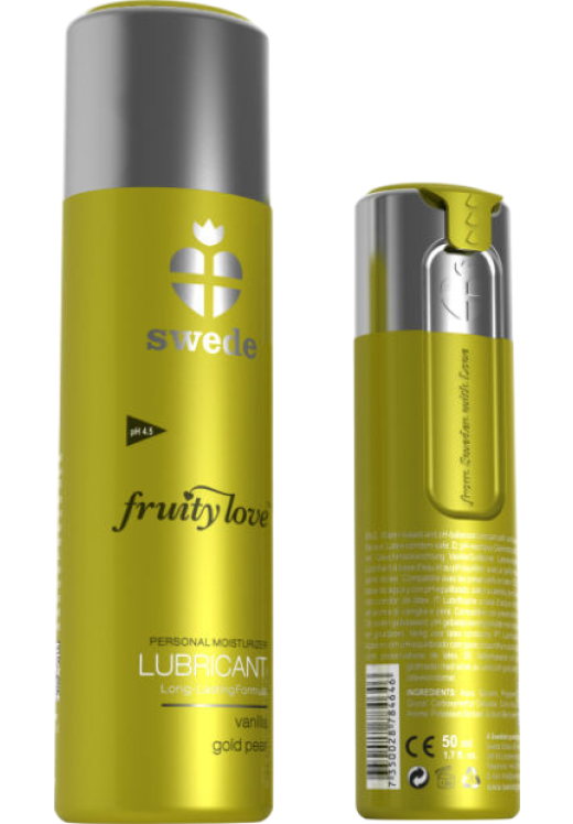 Λιπαντικό με γεύση βανίλια και αχλάδι σε συσκευασία 50 ml