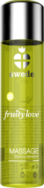 Λάδι μασάζ με γεύση βανίλια και αχλάδι σε συσκευασία 120 ml