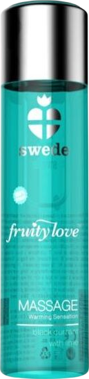 Λάδι μασάζ με γεύση βατόμουρο και ραβέντι σε συσκευασία 60 ml