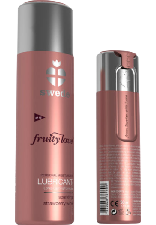 Λιπαντικό με γεύση κρασί φράουλας σε συσκευασία 50 ml