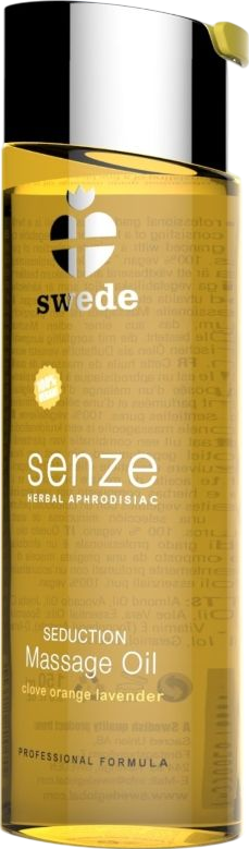 Λάδι μασάζ με γεύση πορτοκάλι και λεβάντα σε συσκευασία 150 ml