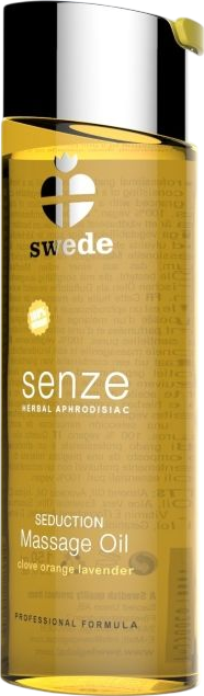 Λάδι μασάζ με γεύση πορτοκάλι και λεβάντα σε συσκευασία 75 ml