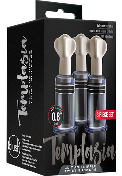 Βεντούζες θηλών από abs σε λευκό χρώμα, μήκους 10,1 εκ.