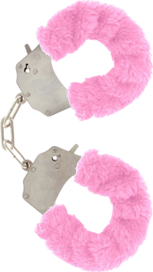 Μεταλλικές χειροπέδες σε ροζ χρώμα