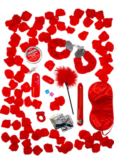 Sex Toy Kit Just For You Romance Gift Sex toy kit σε κόκκινο χρώμα