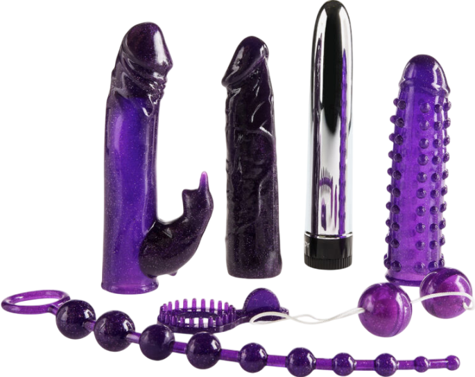 Sex toy kit σε μοβ χρώμα