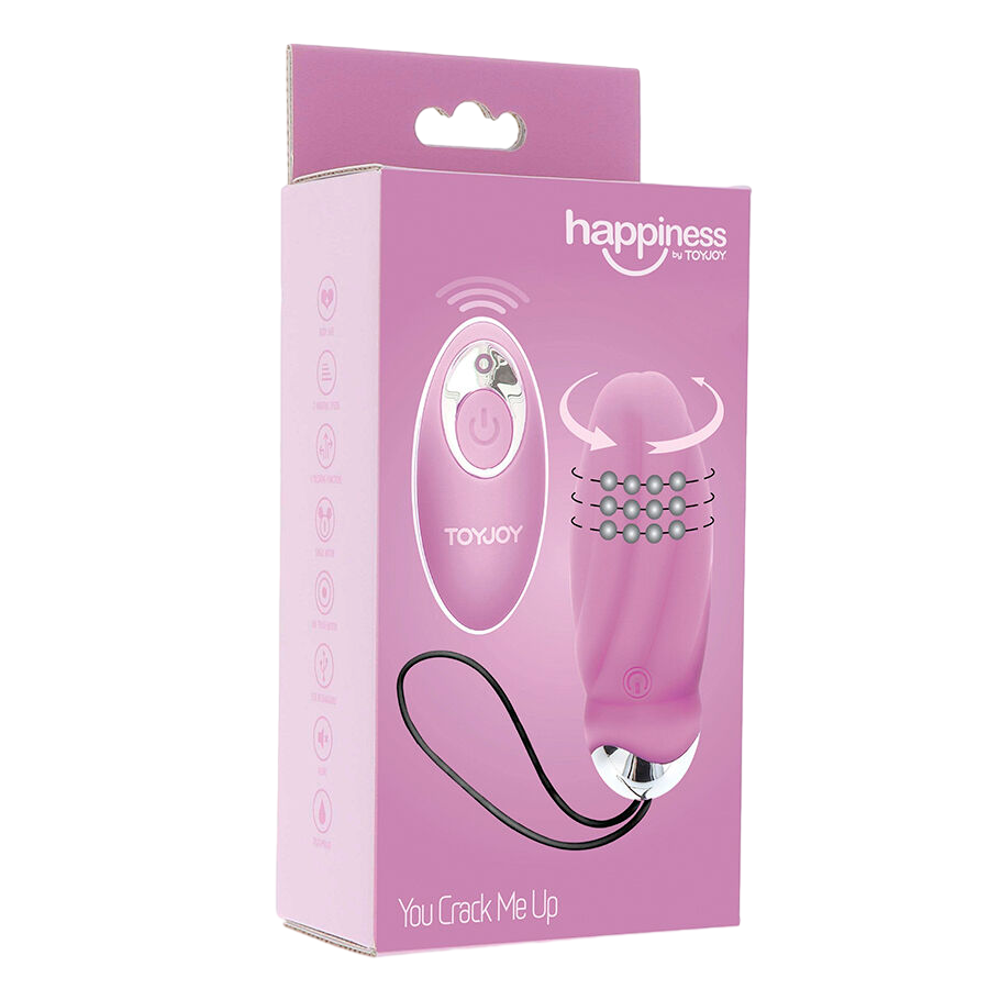 Τηλεχειριζόμενο αυγό από σιλικόνη σε ροζ χρώμα, μήκους 8,9 εκ, και μέγιστης διαμέτρου 3,4 εκ. με τηλεχειριζόμενο χειρισμό