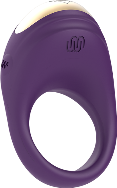 Δονούμενο δαχτυλίδι από σιλικόνη σε μαύρο χρώμα