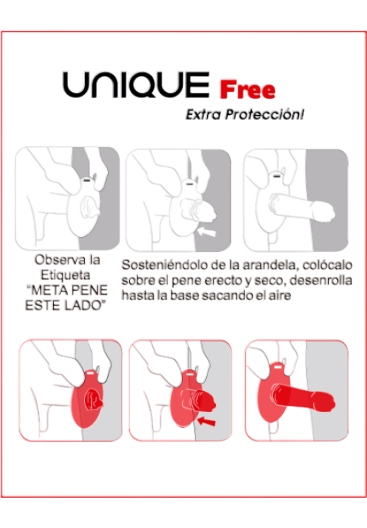 Προφυλακτικά χωρίς latex σε διάφανο χρώμα, συσκευασίας 3 τ.μ.χ