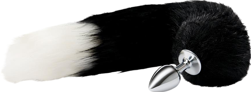 Σφήνα με ουρά από αλουμίνιο σε μαύρο χρώμα, μήκους 35,6 εκ. και μέγιστης διαμέτρου 2,8 εκ.