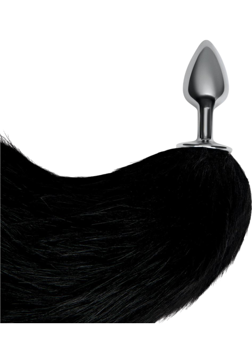 Σφήνα με ουρά από αλουμίνιο σε μαύρο χρώμα, μήκους 35,6 εκ. και μέγιστης διαμέτρου 2,8 εκ.