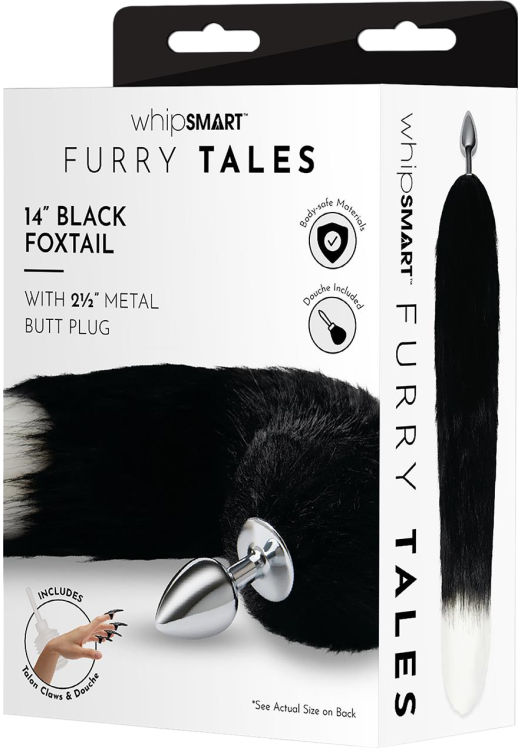 Σφήνα με ουρά από αλουμίνιο σε μαύρο χρώμα, μήκους 35,6 εκ. και μέγιστης διαμέτρου 2,8 εκ.