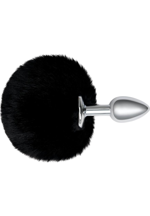 Σφήνα με ουρά από αλουμίνιο σε μαύρο χρώμα, μήκους 12 εκ. και μέγιστης διαμέτρου 2,5 εκ.