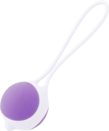 Kegel μπάλες από σιλικόνη σε μοβ χρώμα, μήκους 11,6 εκ. και μέγιστης διαμέτρου 3,3 εκ.