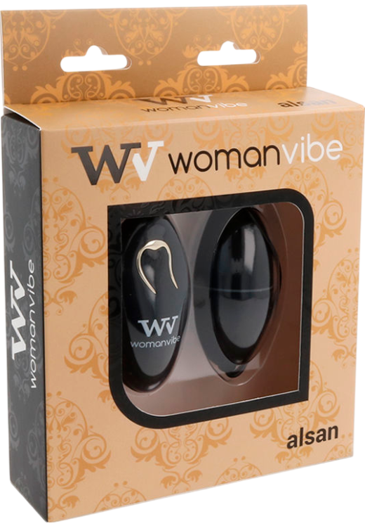 Τηλεχειριζόμενο αυγό από abs σε μαύρο χρώμα, μήκους 7,1 εκ. και μέγιστης διαμέτρου 3,5 εκ. με τηλεχειριζόμενο χειρισμό