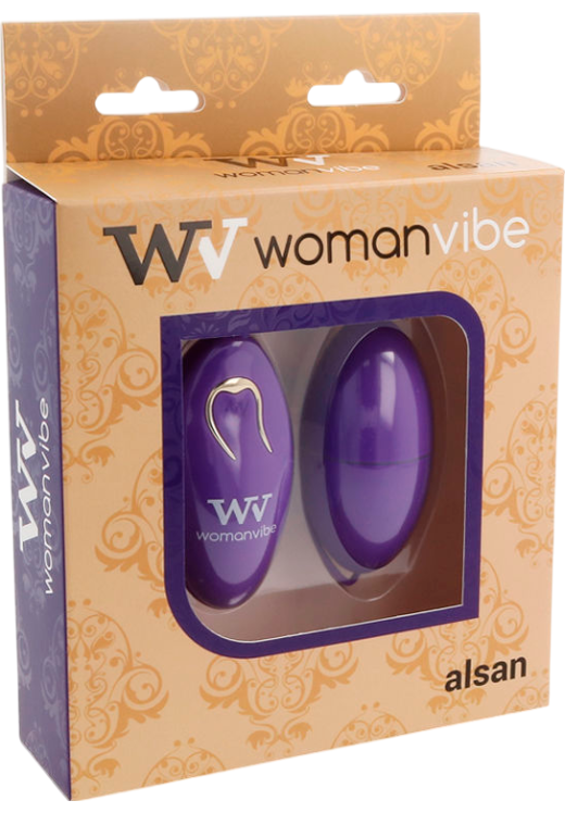 Τηλεχειριζόμενο αυγό από σιλικόνη σε μοβ χρώμα, μήκους 7,1 εκ. και μέγιστης διαμέτρου 3,5 εκ. με τηλεχειριζόμενο χειρισμό