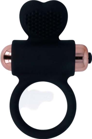 Δονούμενο δαχτυλίδι από σιλικόνη σε διάφανο χρώμα