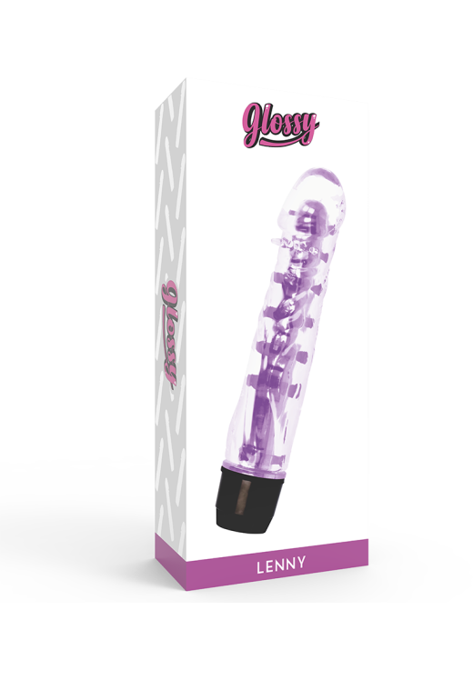 Κλασσικός δονητής από tpe σε μοβ χρώμα, μήκους 14 εκ.