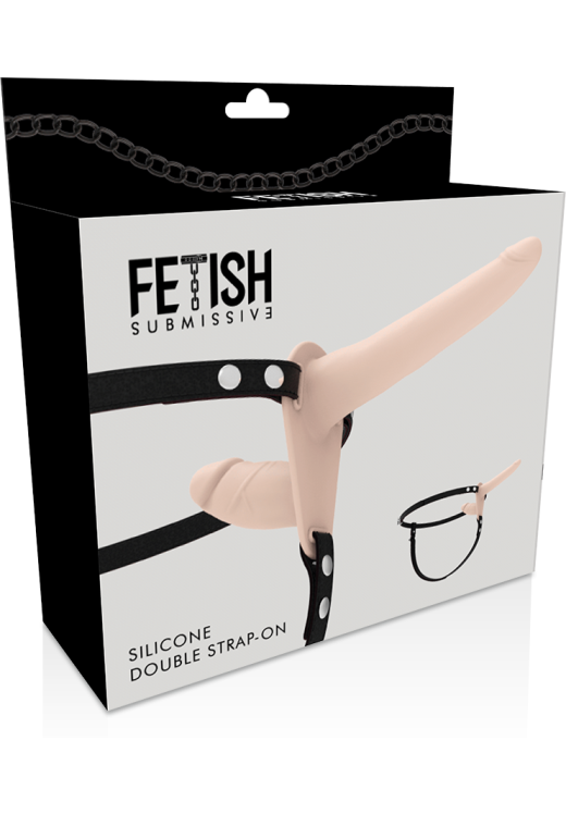 Ζώνη στραπόν από σιλικόνη σε φυσικό χρώμα, μήκους 16 εκ.