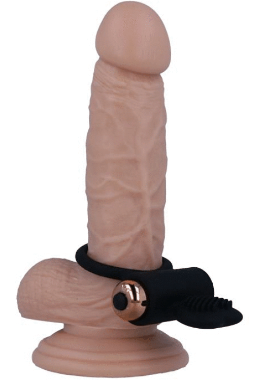 Δονούμενο δαχτυλίδι από σιλικόνη σε διάφανο χρώμα