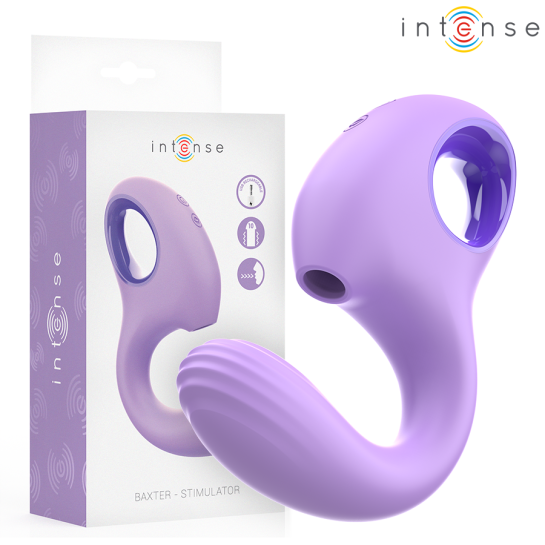Δονητής Σημείου G  Baxter Vibrator & Stimulator Violet 11,8 εκ.