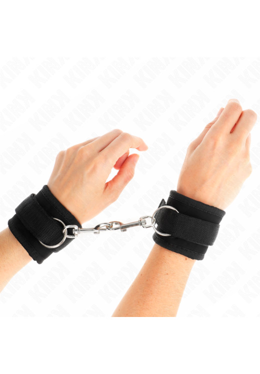 Bondage δεσμά από nylon σε μαύρο χρώμα