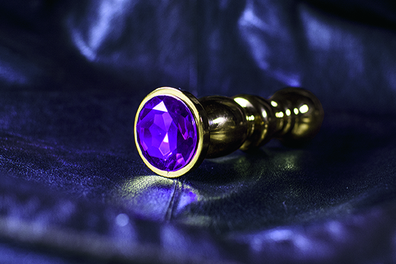 R2 Anal Gold Purple Sapphire 12cm